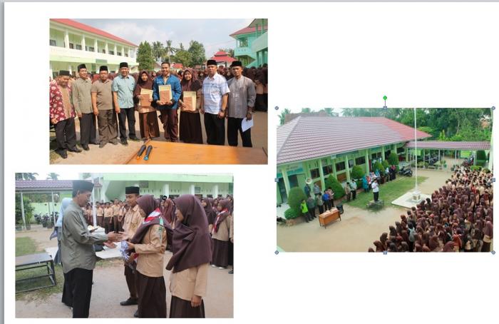 MAN 3 KOTA JAMBI MENYERAHKAN RAPOR SEMESTER GENAP  TAHUN AJARAN 2018/2019