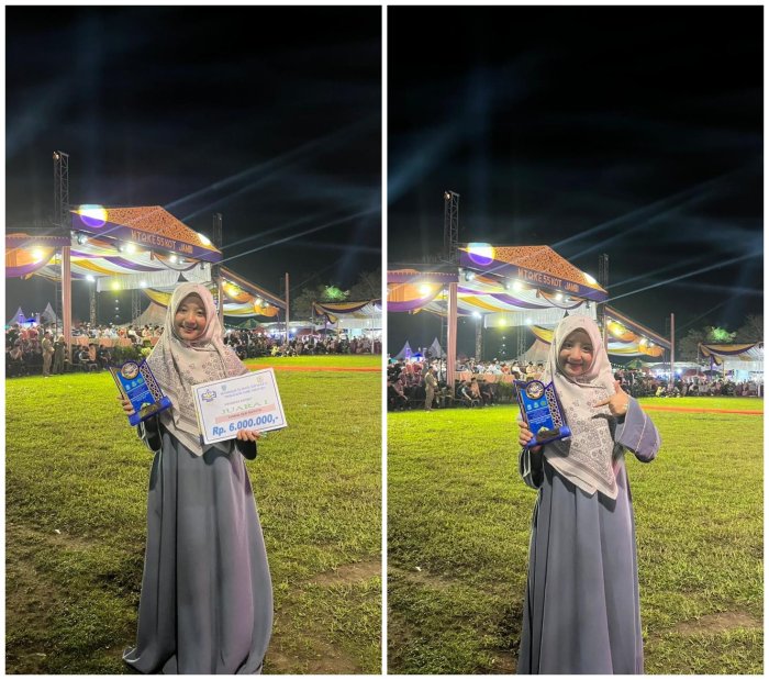 MTQ ke-55 Kota Jambi: Arinda Siswi MAN 3 Sabet Juara 1 Syarhil Quran