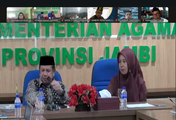 Kepala MAN 3 Kota Jambi dan Guru Ikuti Pembinaan Karakter Integritas oleh Kanwil Kemenag Provinsi Jambi