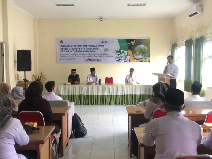 Kolaborasi Inspiratif! UIN STS Jambi Pilih MAN 3 Kota Jambi sebagai Lokasi PKM Bertema Ekoteologi