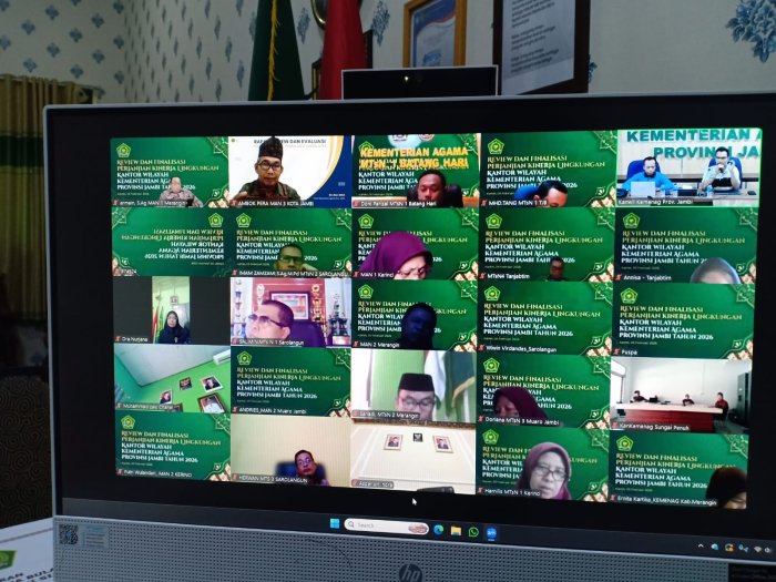 H. Ambok Afrizal Ikuti Rapat Koordinasi Review dan Finalisasi Perjanjian Kinerja 2026