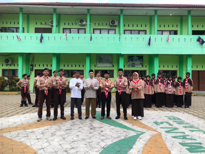 Apel Pembukaan Pelantikan Penegak Bantara Angkatan XVII MAN 3 Kota Jambi Berlangsung Lancar