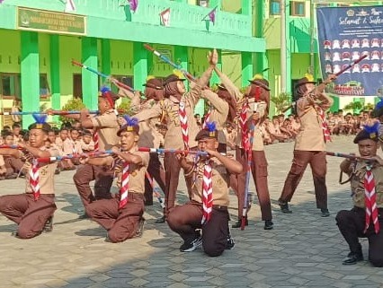 MAN 3 Kota Jambi Gelar Apel Pramuka Goes to School