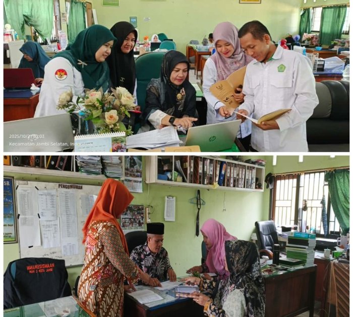Guru dan Karyawan MAN 3 Kota Jambi Kompak Siapkan Dokumen Penilaian Zona Integritas WBK Menuju WBBM