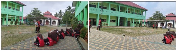 Pembelajaran Aktif di Lapangan Voli, Guru PJOK MAN 3 Kota Jambi Rekam Uji Kinerja PPG