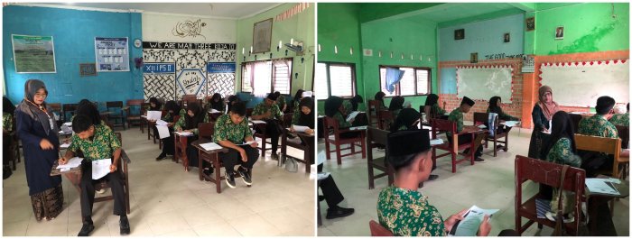 Semangat Tak Surut, Ujian Madrasah Hari Ke-4 di MAN 3 Kota Jambi Tetap Kondusif