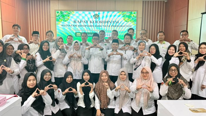 Naik Level! Tendik MAN 3 Kota Jambi Perkuat Kompetensi Arsip Digital Lewat Rakor SRIKANDI